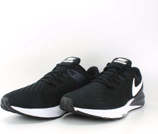 Nike Air Zoom Structure 22 hardloopschoenen heren zwart/wit | bol.com