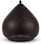 Arabische Tafellamp Yamina Zwart Goud Ø 30 x 31cm