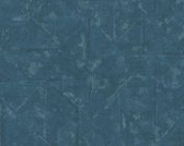 CHIQUE MODERN BEHANG - Blauw Grijs Metallic - AS Creation Absolutely Chic