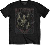 Black Veil Brides Heren Tshirt -L- Vintage Zwart