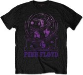 Pink Floyd - Purple Swirl Heren T-shirt - M - Zwart