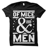 Of Mice & Men Heren Tshirt -XL- Centennial Zwart