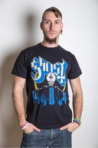 Ghost Heren Tshirt -L- Papa & Band Zwart