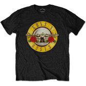 Guns N' Roses Heren Tshirt -XXL- Classic Logo Zwart