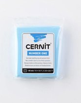 Boetseerklei - Cernit Number one 56g sky blue - 6 stuk