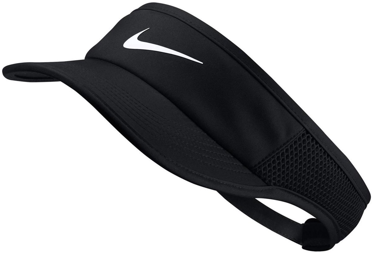 Nike Arobill Featherlight zonneklep zwart/wit | bol.com