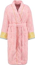 Pip Studio badjas Jacquard Check roze - M