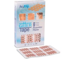 AcuTop - Gittertape / Cross tape Small - Type A Beige - 180 stuks