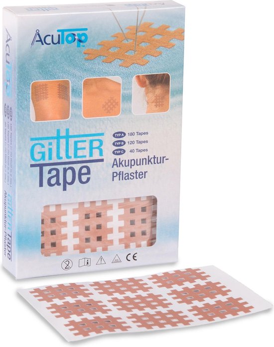 Kit De 134 Pansements Gittertape / Cross Tape - Taille Mixte - Neuf - Avec E-book