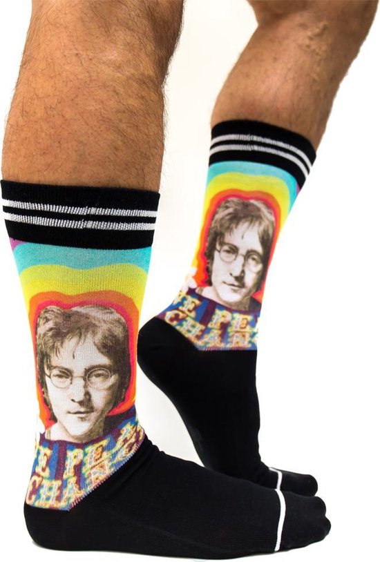 Sock My Feet - Sock My Lennon - Herensok - Katoen - geprinte sok
