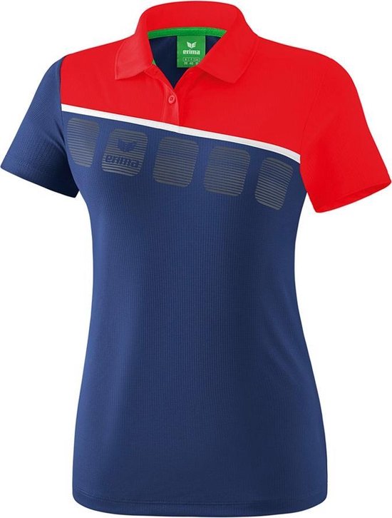 Erima 5-C Dames Polo - Polo's  - blauw donker