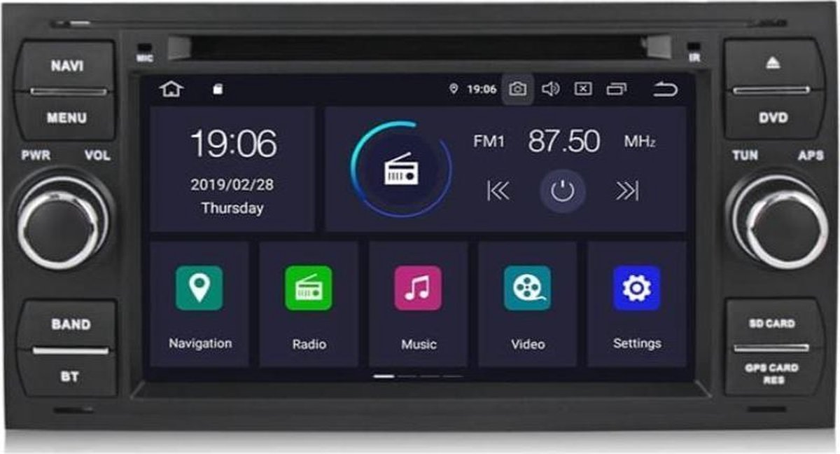 DAB+ autoradio voor Ford focus , s-max , c-max , transit PX30 android 9.,0  bluetooth... | bol.com