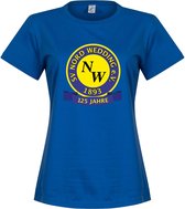 SV Nord Wedding Centenary Dames T-Shirt - Blauw  - XL