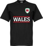Wales Team T-Shirt - Zwart - XL