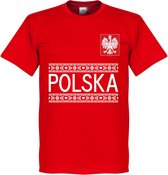 Polen Team T-Shirt - Rood - XXL