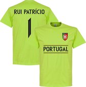Portugal Rui Patricio Team T-Shirt - Licht Groen - S