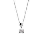 Collier Orphelia - ZK-7486 - Argent 925 - Zirconium - Carré - 42 + 3 cm