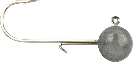 Foto: Spro round jig head grijs 28g 3 stuks grijs
