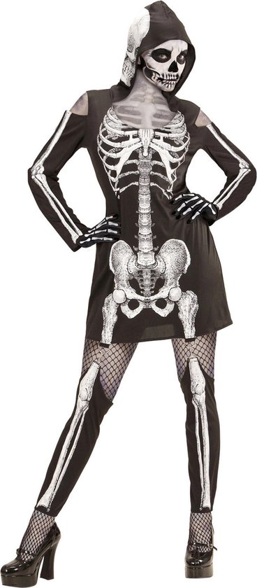 twee dienblad plug WIDMANN - Skelet kostuum met beenwarmers voor vrouwen - S | bol.com