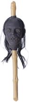 VIVING COSTUMES / JUINSA - Gekrompen doodskop scepter