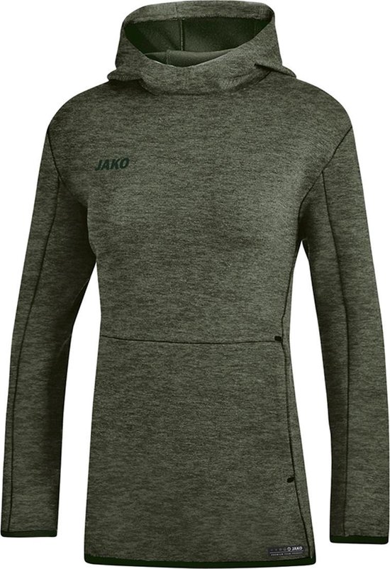 Jako - Training Sweat Premium Woman - Sweater met kap Premium Basics - 40 - Bruin