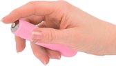 Pillow Talk – Siliconen ‘Flirty’ Mini Massager Vibrator voor Alle Vrouwelijke Delen in Handig Opberg Formaat Fluweelzacht Genot – Licht Roze