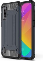 Armor Hybrid Back Cover - Xiaomi Mi 9 Lite Hoesje - Donkerblauw