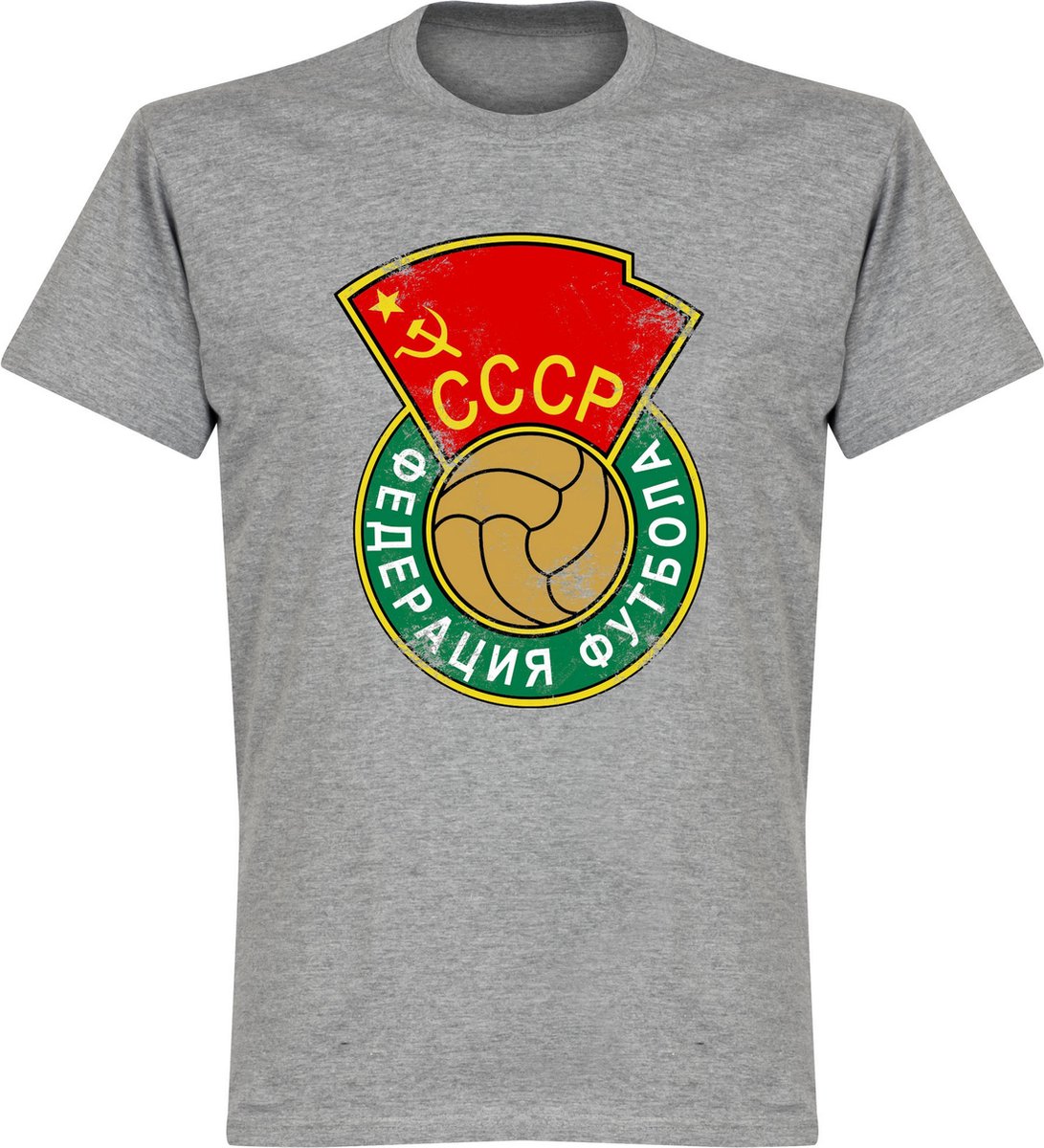 1091x1200.jpg CCCP Logo T-Shirt - Grijs - L - Afbeelding 1