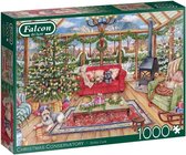 Bol.com Falcon puzzel The Christmas Conservatory - Legpuzzel - 1000 stukjes aanbieding