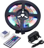 YWXLight UK stekker 5M 2835SMD licht met 44 sleutel afstandsbediening RGB LED Light Strip