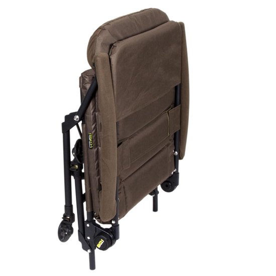 Faith Mistress Chair XXL - Karperstoel - Campingstoel - Visstoel - Armleuningen - Verstelbaar - Opklapbaar - Stevig - Fleece Zitting - Comfortabel - Groen — afbeelding 5