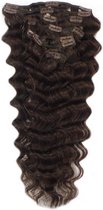 Remy Human Hair extensions wavy 18 - bruin 2#