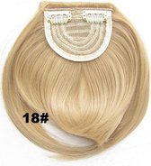 Pony hair extension clip in blond - 18#