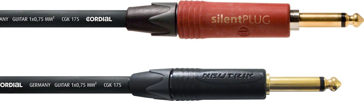 Cordial CSI 3 PP-SILENT instrumentkabel 3 m - Instrumentenkabel