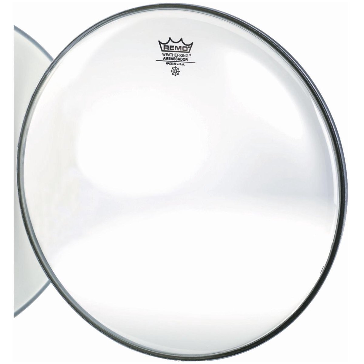 Remo Ambasador Clear 20", basDrum Batter/Reso - Bass drumvel