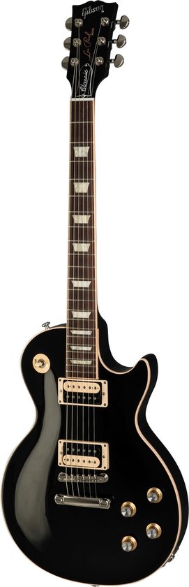 bijeenkomst Schots meloen Gibson Les Paul Classic Ebony - Single-cut elektrische gitaar | bol.com