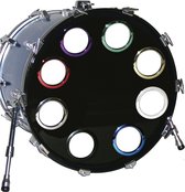 BASS DRUM O´S BD-vel versterkingsring 4" Green Chrome, HCG4 - Accessoire voor drumvellen