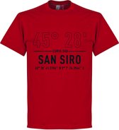 AC Milan San Siro Coördinaten T-Shirt - Rood - XL
