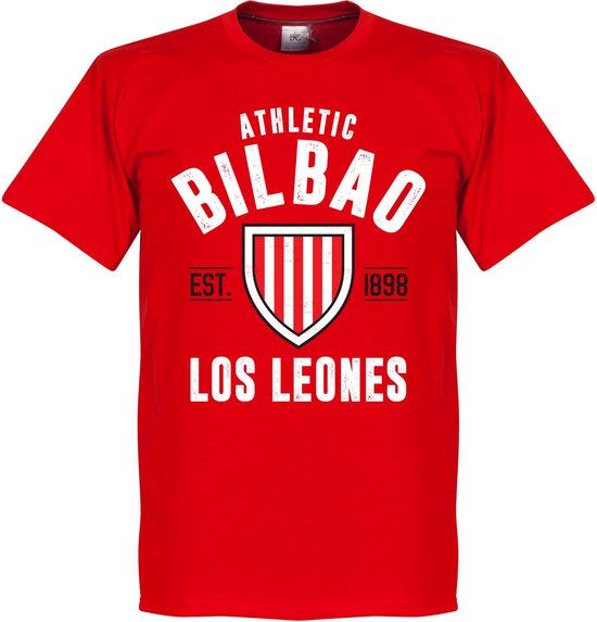 Athletic Bilbao Established T-Shirt - Rood - XXXXL