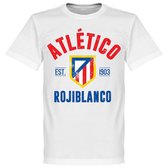 Atletico Madrid Established T-Shirt - Wit - XL