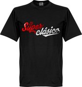 El Superclssico River Plate T-shirt - Zwart - M