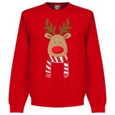 Christmas Reindeer Scarf Sweater - S