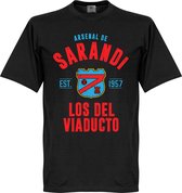 Arsenal de Sarandi Established T-Shirt - Zwart  - XXXL