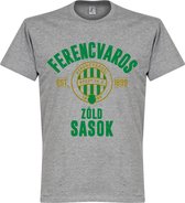 Ferencvaros Established T-Shirt - Grijs - XXXXL