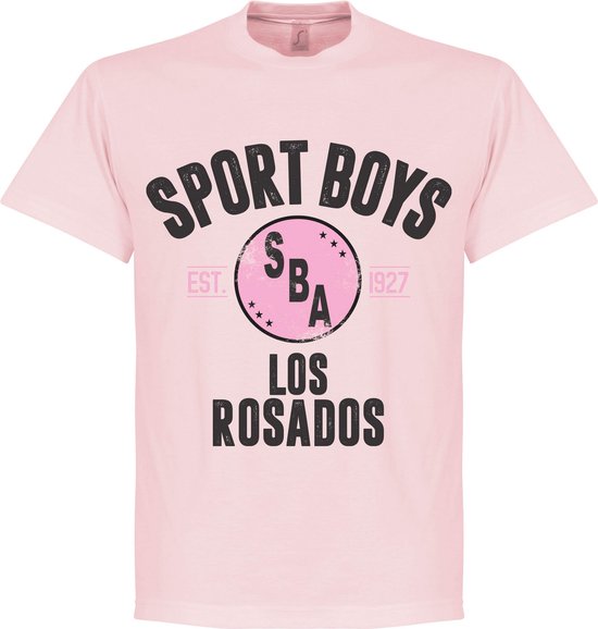 Sport Boys Established T-Shirt - Roze - XXL