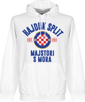 Hajduk Split Established Hoodie - Wit - XL