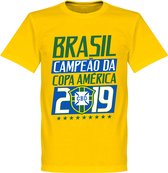 Brasil Campeao 2019 T-Shirt - Geel - XS