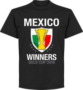 Mexico Gold Cup Winnaars 2019 T-Shirt - Zwart - XXL
