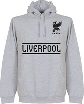 Liverpool Team Hoodie - Grijs - XXL