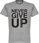 Never Give Up Liverpool T-shirt - Grijs - M